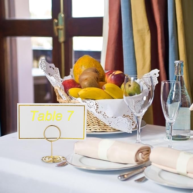 60Pcs Premium Place Cards With Gold Foil Border - Image 8