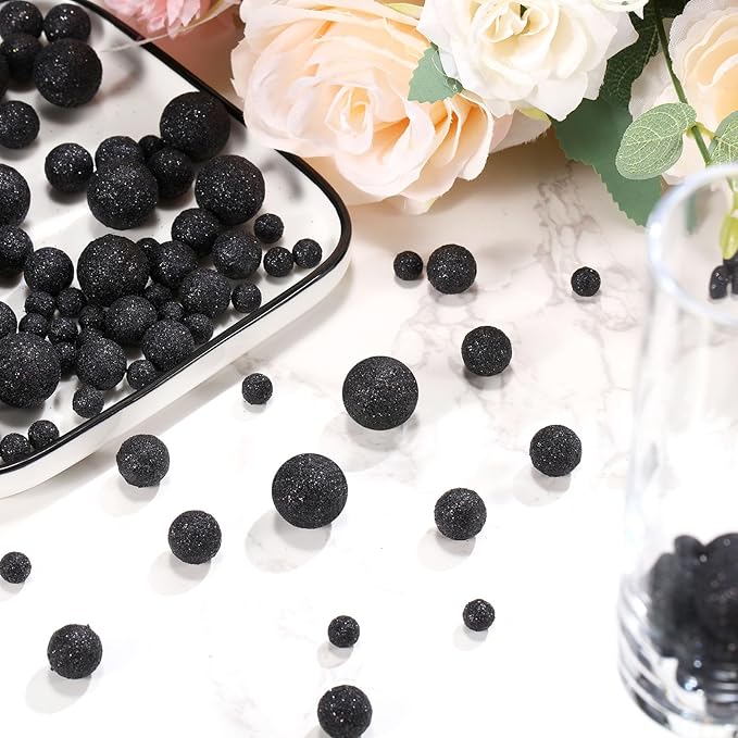 150 Pieces Vase Filler Faux Pearls Vase Makeup Beads No Hole Gloss Bead Mixed - Image 5