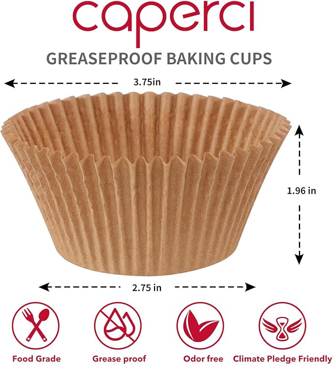 Caperci 150pcs Jumbo Muffin Liners - Image 6