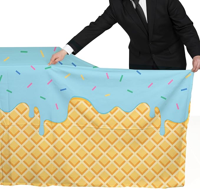 Gatherfun Ice Cream Party Supplies: 2-Pack Ice Cream Birthday Party Decorations - Image 7