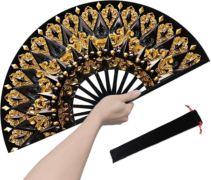 Boots on The Ground Fan, Large Folding Hand Fan by Unknown