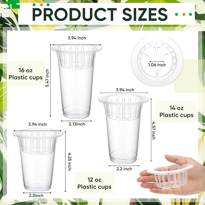Baderke 35 Pack Plastic Plant Propagation Station Desktop Terrariums Plant - Image 2