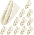 ANECO 12 Pieces Satin Napkins Soft Dinner Napkins Square Table Napkins 17 x 17 by Aneco