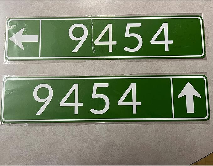 Custom Street Sign, Reflective Option, Directional Arrow Signs, 6x24 Inches - Image 7
