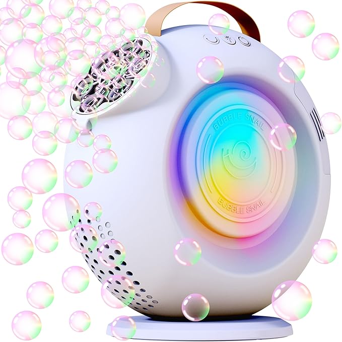 Bubble Machine, Automatic Bubble Maker Rechargeable, 15000+ Big Bubbles per Min by FORALES