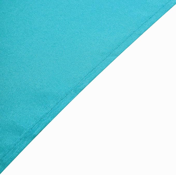 Efavormart 90" Turquoise Wholesale Linens Polyester Square Linen Tablecloth - Image 8