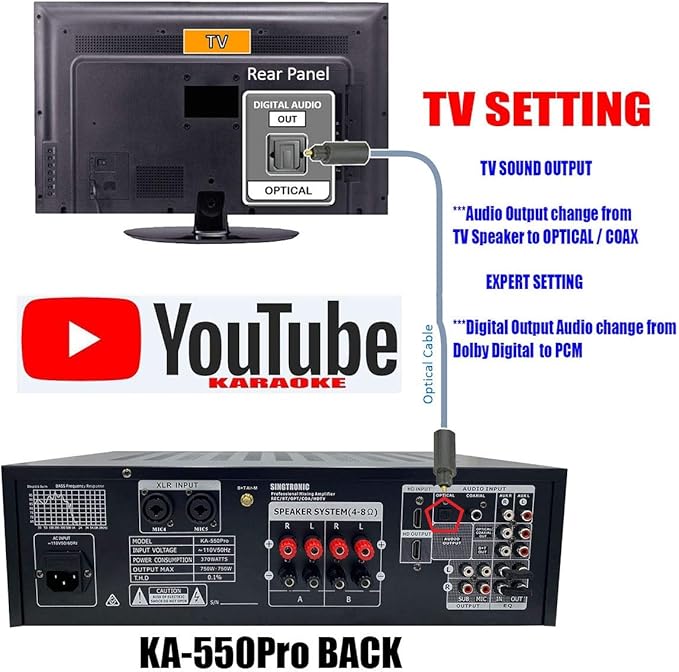 SINGTRONIC Professional 2000 WATTS Complete Karaoke System Package Free: - Image 8