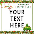 100-1000pcs Custom Stickers Merry Christmas Stickers Personalized Labels by Unknown