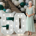 Marquee Numbers 3 Feet Tall Big Light Up Numbers 50th Birthday Decorations by Letsmakeitimpressive