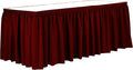 Ultimate Textile Pleat Polyester Fabric Table Skirt by UltimateTextile