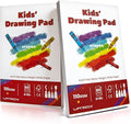 Umriox Drawing Pad for Kids, 110gsm Acid-Free Drawing Paper, Glue-Bound Art by UMRIOX