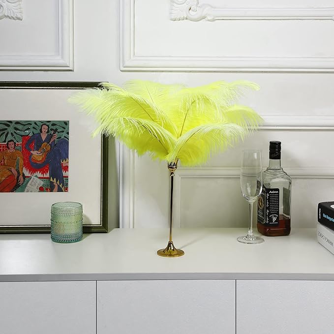Ballinger Fluorescent Yellow Ostrich Feathers - Image 6