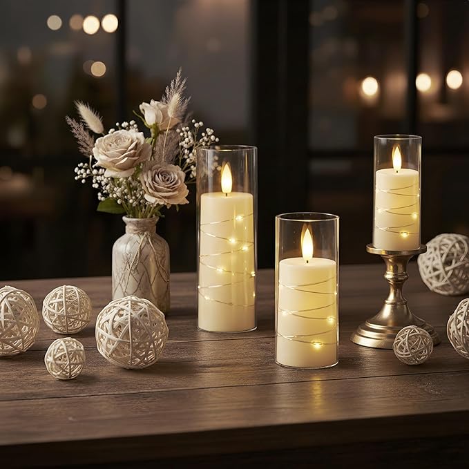 Raycare Flameless Candle with Remote Timer, 7 Flickering Acrylic Battery - Image 7