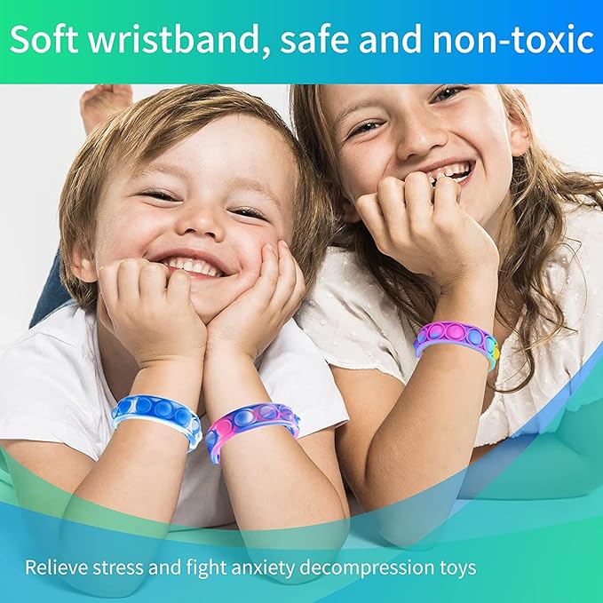 100Pcs Pop Bracelet, Party Favors - Image 6