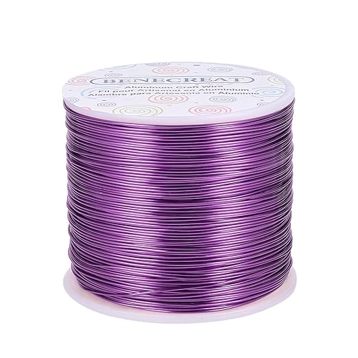 BENECREAT 20 Gauge 770FT Aluminum Wire Anodized Jewelry Craft Making Beading by BENECREAT