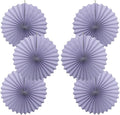 Purple Birthday Decorations, DIY Purple Paper Fans Hanging Decoration, Party by BARTHEW