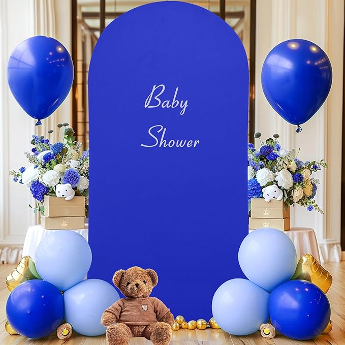 6FT Royal Blue Arch Backdrop Cover - Image 6