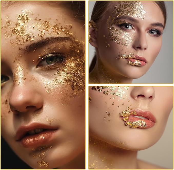 5Pcs Decorative Gold Leaf - Image 4
