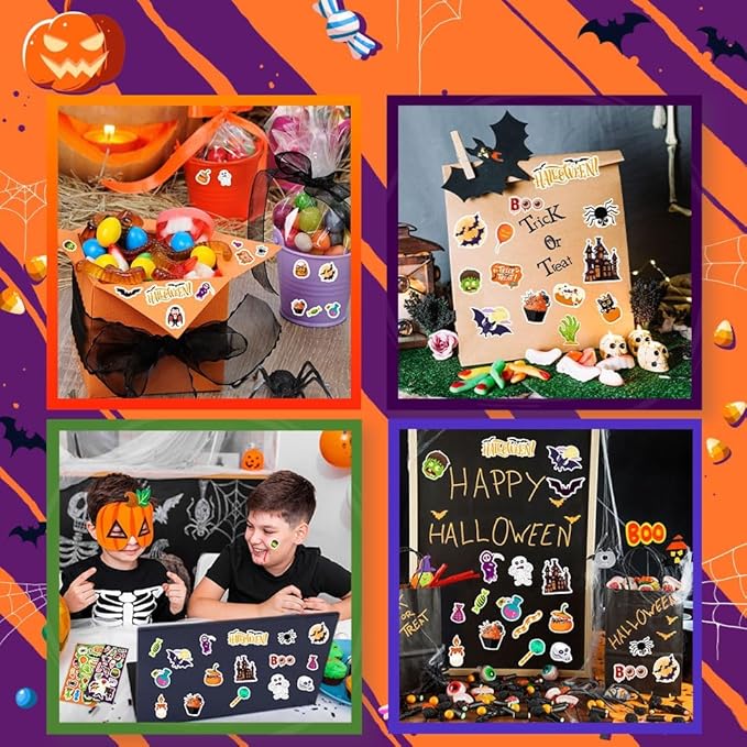 36 Sheets Halloween Stickers, Halloween Stickers - Image 8