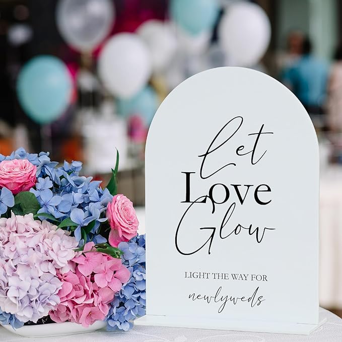 Acrylic Let Love Glow Sign - Image 6