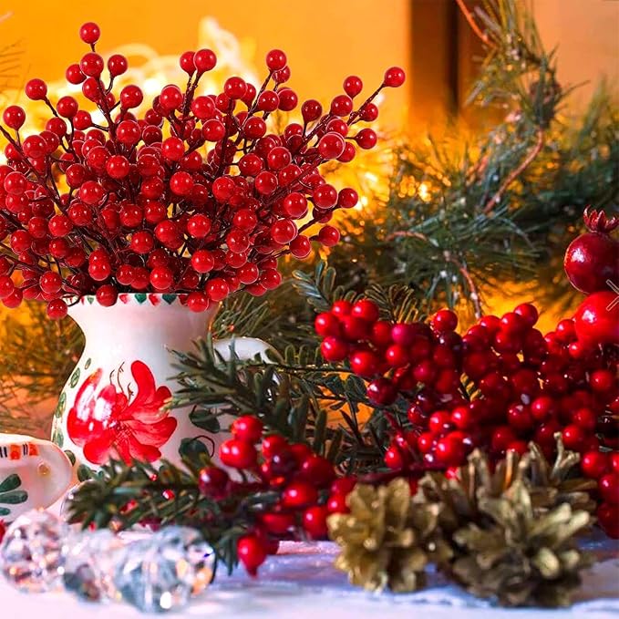 40 Pcs Artificial Berry Stems Branches - Image 6