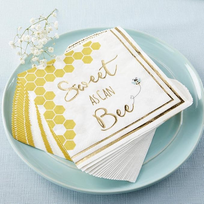 Kate Aspen Sweet as Can Bee 62 Piece Party Tableware Set - Image 4