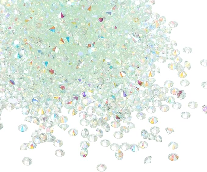 PATIKIL 14000Pcs Wedding Table Scatter Confetti Crystals 3mm Acrylic Diamonds by PATIKIL