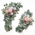 Artificial Dusty Rose Flowers Swag Set of 2 by Love%C2%A0Every%C2%A0Bit%C2%A0of%C2%A0Life
