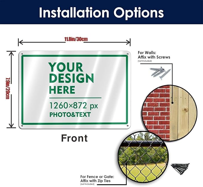 Custom Signs Outdoor Metal Sign - Image 6