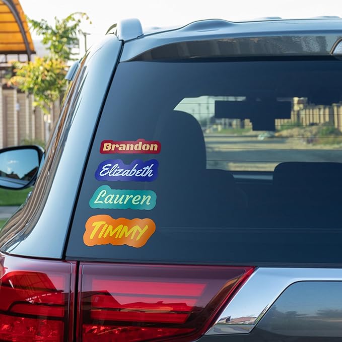 VulgrCo Custom Name Vinyl Stickers - Image 4