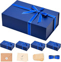 LIFELUM Gift Boxes 5 Pack 13.85 x 8.35 x 4.45 inch, Large Gift Box by LIFELUM