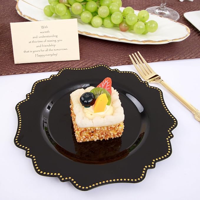 COLOSUS 175PCS Black Dinnerware set - Image 5