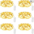 Lakumu 6 Pack Fairy Lights Battery Operated String Lights -7FT 20LED Fairy by Lakumu