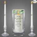 Unity Wedding Candles with Holder Wedding Ceremony Unity Candles Set Catholic by FoldTier