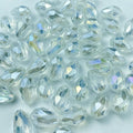 130pcs 6x8mm Teardrop Crystal Glass Beads Vertical Hole Faceted Glass Teardrop by ChooseBeadsChooseHonkoolly