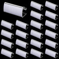 24 Pieces Table Skirting Clips Clear Tablecloth Clips by Maitys