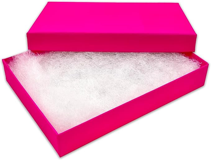 TheDisplayGuys - 25-Pack #53 Kraft Paper Cardboard Gift Boxes/Jewelry Cases w. by TheDisplayGuys