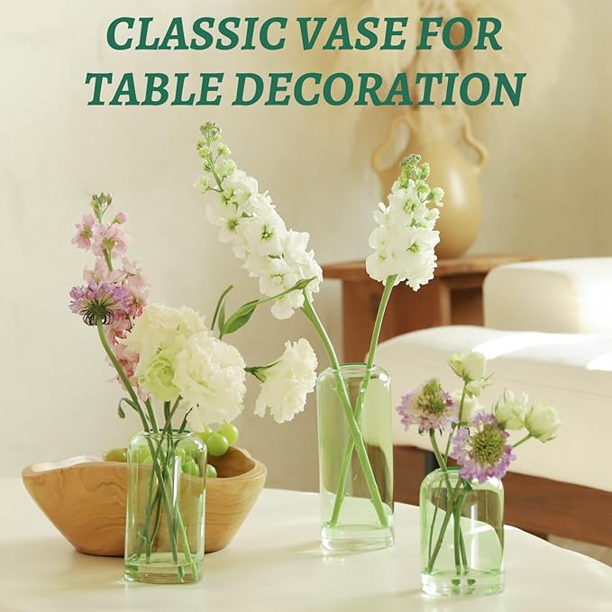 24Pcs Bud Vases Set, Glass Flower Vase - Image 6