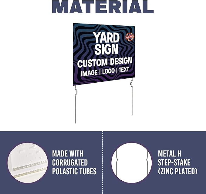 Custom Yard Signs with Metal Stakes – by DreamController | Personalized Lawn - Image 5