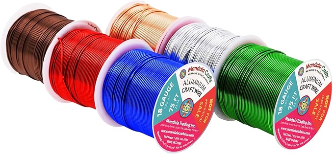 Mandala Crafts 18 Gauge Anodized Aluminum Craft Wire - Image 2