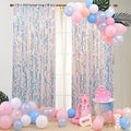 HH 9x9FT Iridescent Sequin Backdrop Curtains, 2 Panel Photography Backdrop by Unknown