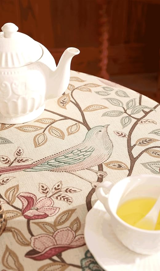 patdrea Designer Vintage Round Tablecloth, Colorful Decoration French Table - Image 5