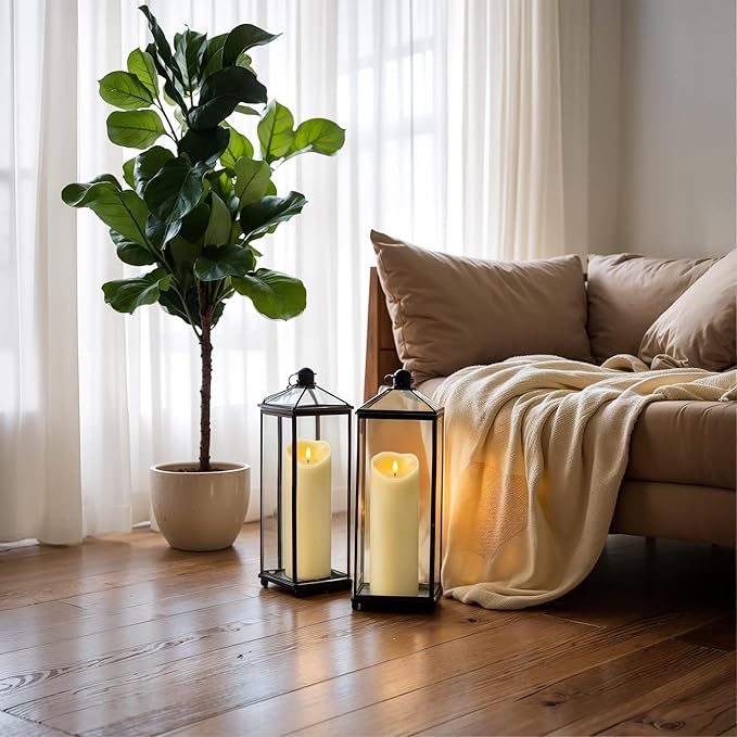 Amagic 4” x 12” Extra Large Waterproof Outdoor Flameless Candles, Battery - Image 3