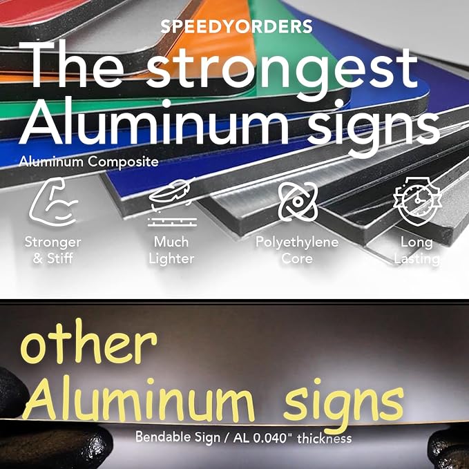Custom Outdoor Metal Signs: Personalized Aluminum Business Signs, Waterproof - Image 2