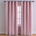 FANLI 2 Panels Star Blackout Curtains by FANLI