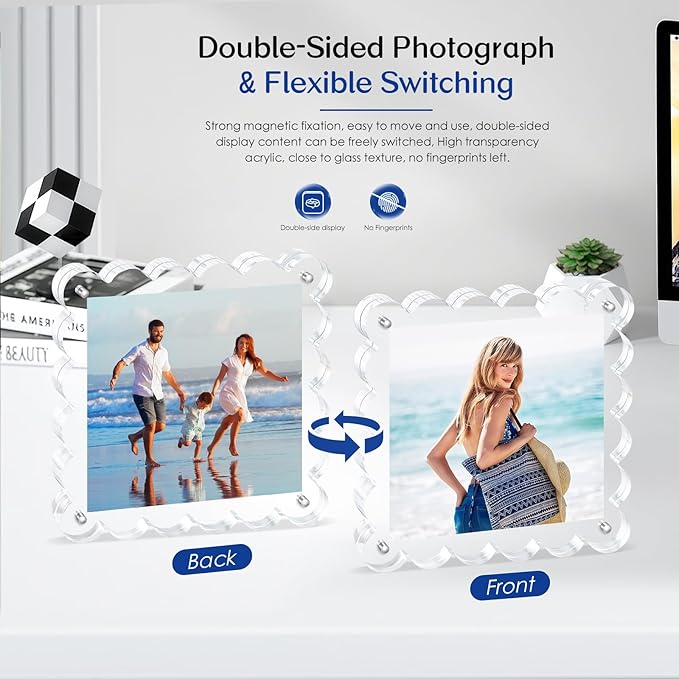 Acrylic Picture Frames .5×5inch 2Pack - Image 7