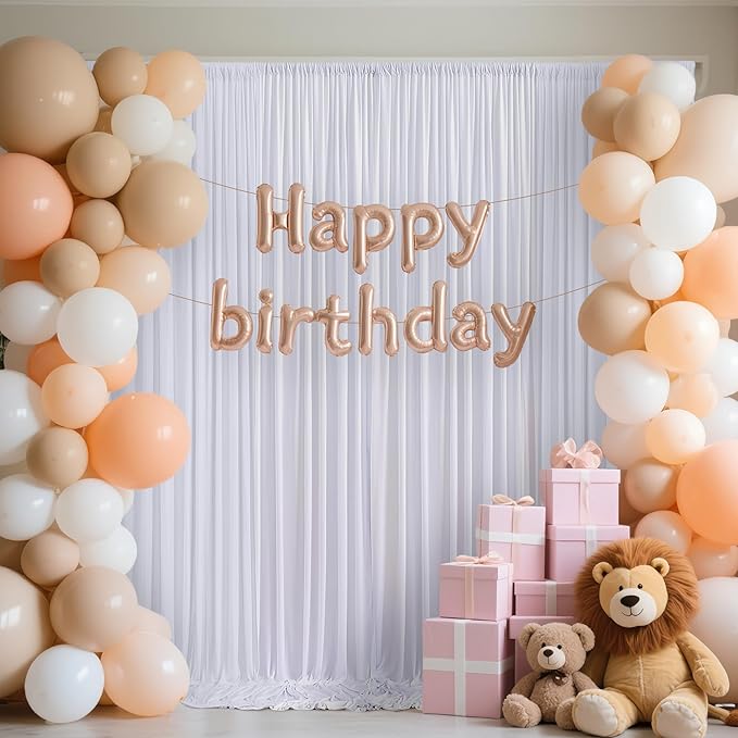 20x10ft Backdrop Curtains for Parties, 4 Panels 5x10ft Photography Backdrop - Image 6