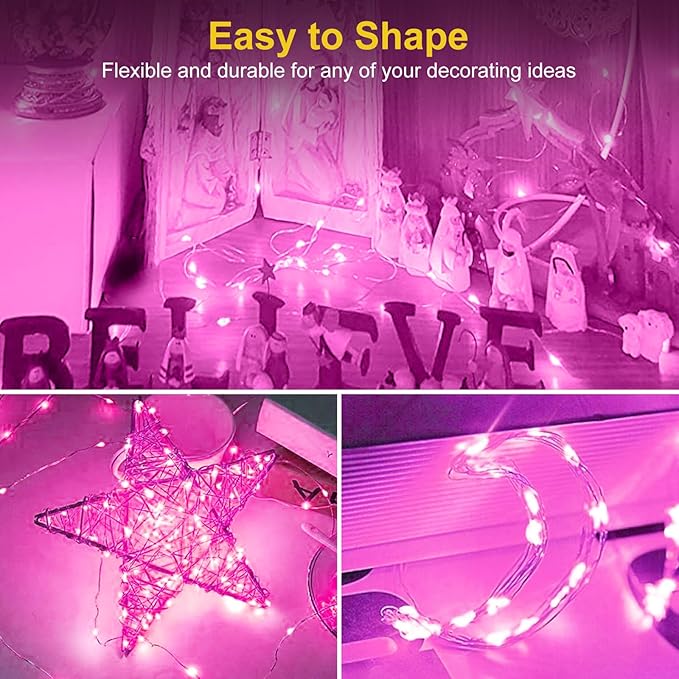 btfarm 30 Pack Fairy Lights Battery Operated, Valentine's Day Lights 7ft 20 Led - Image 6