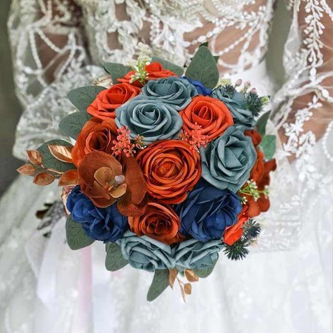 Artificial Flowers Combo for DIY Wedding Bouquets Combo Centerpieces - Image 2