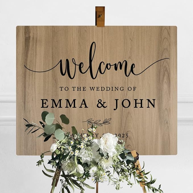 Andaz Press Large Wooden Welcome Sign - Image 3